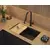 granitni umivalnik Logan 110 Black