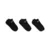 Nike Socks Performance Lightweight No Show 3P Black/White - XL