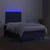 vidaXL vidaXL Box spring postelja z vzmetnico LED modra 120x190 cm blago, (21128214)