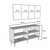 HANAH HOME Komoda Midas Anthracite Gold