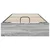 Vidaxl Ottomanska postelja Siva Sonoma 203 x 90 x 25 cm