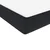 Vidaxl Box spring postelja z vzmetnico črna 160x210 cm žamet