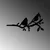 Atelier Del Sofa Dekorativna figura Bird On The Branch 07, 45x23 cm , 1.5 mm