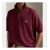 Polo Ralph Lauren za moške. 710P00808003 Velika bordo polo majica (XL), Priložnostno, Maroon, Bombaž, Kratek rokav