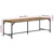 Vidaxl Jedilna miza 220x90x75 cm Masivni les Grobo mango