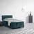 Boxspring Krevet Dixon 120/200 cm , petrolej plava