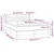 Vidaxl Box spring postelja z vzmetnico modra 140x200 cm blago