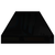 Plutajuće zidne police 4 kom sjajne crne 80 x 23,5 x 3,8 cm MDF