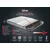 Hanah Home Bračni krevet sa prostorom za odlaganje Silver 140x38x190cm Crni