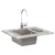 Umivaonik Siva 560 x 460 mm 80% kvarc i 20% smola