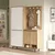 Hanah Home Komplet predsoblja OS1-SW, 147.4x35.5x195.6 cm, Beli