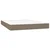 Greatstore Box spring postelja z vzmetnico taupe 140x200 cm blago