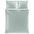 Posteljina 200x200cm 2x60x80cm Ethno Xl