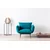 Atelier del Sofa Fotelja Jax 90x95x80cm Petrolej