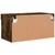 TV ormarić s LED svjetlima boja dimljenog hrasta 60x30x30 cm