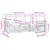 Setovi sofa 4 pcs Bijela i antracit 187,5 x 128,5 x 73 cm