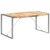 vidaXL Jedilna miza 160x80x75 cm trden robusten mangov les