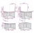 Set vanjskih sofa 6 pcs Crna i tamno siva Poliester
