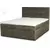 Boxspring postelja Nancy - 200x200 cm - tkanine Monolith