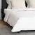Duvet za sve sezone s jastukom 3 pcs Bijelo Mikrovlakna