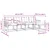 Set vanjskih sofa 5 kom. Prirodna i crna