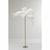 Meblo Trade Podna Lampa Feather Palm White 65x65x165h cm