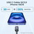 RAMPOW polnilni kabel USB A v USB C - 2m
