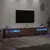 TV ormarić LED boja hrasta 260x35x40 cm konstruirano drvo