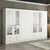 Hanah Home Garderober Kale-4786, 315x210x52 cm, Beli