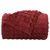 Pokrivači za bacanje 6 pcs Bordeaux Crvena 240 x 220 cm Runo