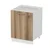 Hanah Home kuhinjski element Minar 4126, 60 cm, beli / dore