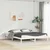 Vidaxl Posteljni okvir s stranskimi omaricami Bela 200 x 210 cm