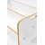 Hanah Home Polica za knjige, 57x55x34cm, Bela