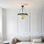 Endon 111871 - Luster na lancu Tiffany FARGO 3xE27/10W/230V prečnik 50 cm