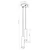 Sollux SL.1869 - Luster na sajli LAGOS 2xGU10/10W/230V crna