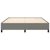 VIDAXL Posteljni okvir temno siv 160x200 cm blago