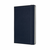Moleskine Classic Notebook, Hard Cover, Large, Double Layout, Ruled/Plain, Sapphire Blue, 240 strana