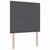 Vidaxl LED Box Spring Postelja Temno siva in bela 100 x 200 cm