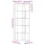 Kutni regal za knjige s 5 razine staro drvo 50x50x179 cm drveni
