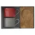 2-piece porcelain mug set, with wooden saucers, 250ml, Take a Break,