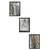Wallity Uramljena slika Huhu477S, 20x30 cm , 3 dela