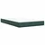 vidaXL Postelja boxspring z vzmetnico Temno zelena 120 x 200 cm Žamet