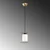 Opviq Luster Swank-702-6, O15, 17cm, IP20, Belo-zlatne boje