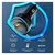 Bluetooth FM LED Transmiter C33 5V/ 3.1A, Crni