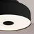 Sollux SL.1678 - Plafonska lampa OMIQ 4xE27/15W/230V prečnika 30 cm crna