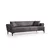 Atelier del Sofa Trosed na razvlačenje Hamlet 95x43x190cm Tamnosivi