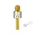 33-145# Prm402 Blow Gold karaoke mikrofon