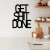 WALLXPERT Zidna dekoracija Get Shit Done 15