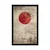 Plakat japandi rdeča luna - 30x45 no frame