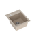Quadron Ugradna sudopera JOHNNY 100 GraniteQ, river sand/steel, HCQJ4350BEZK